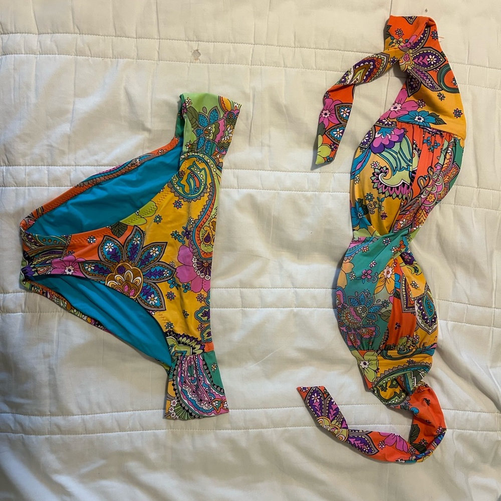 Colorful Paisley Bikini Set